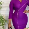 Lady Gown Purple