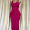 Wine Color Gown
