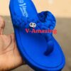 ladies slippers blue